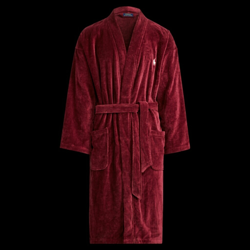 Polo Ralph Lauren Komono Velour Bath Robe